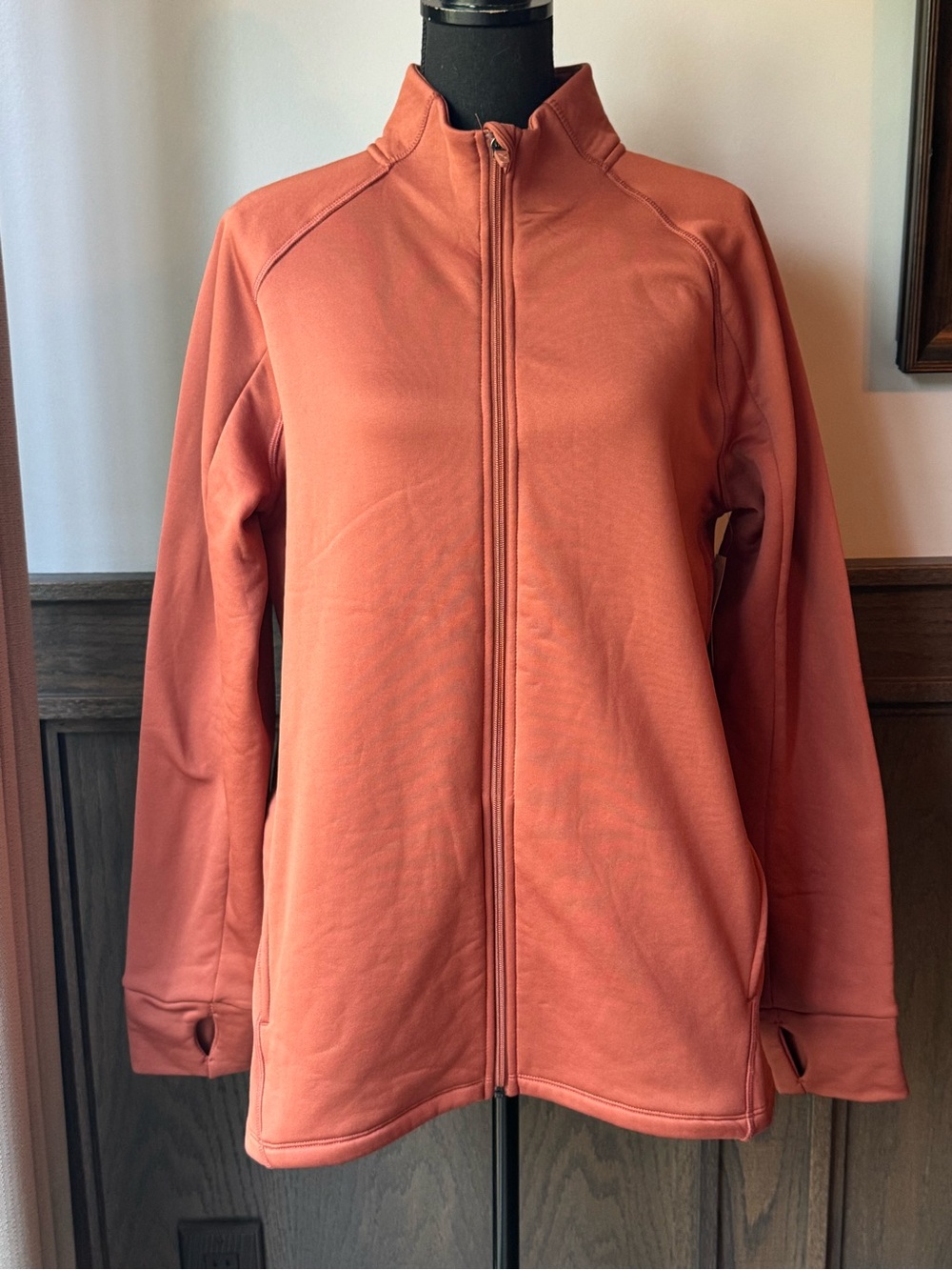 Xersion Women's Zip-Front Jacket in Spice large nwt